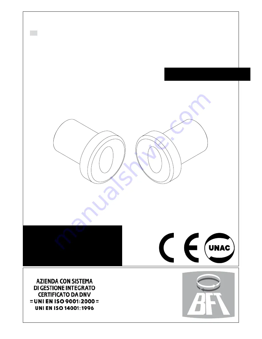 BFT CELLULA 50 Installation Manual Download Page 1