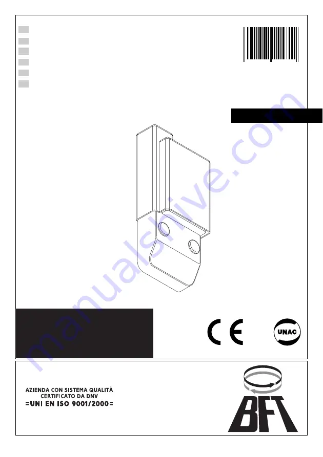 BFT CLONIX E Installation Manual Download Page 1