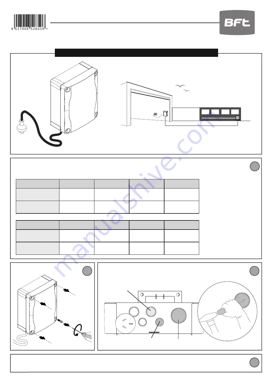 BFT DEIMOS BT A400 Manual Download Page 1