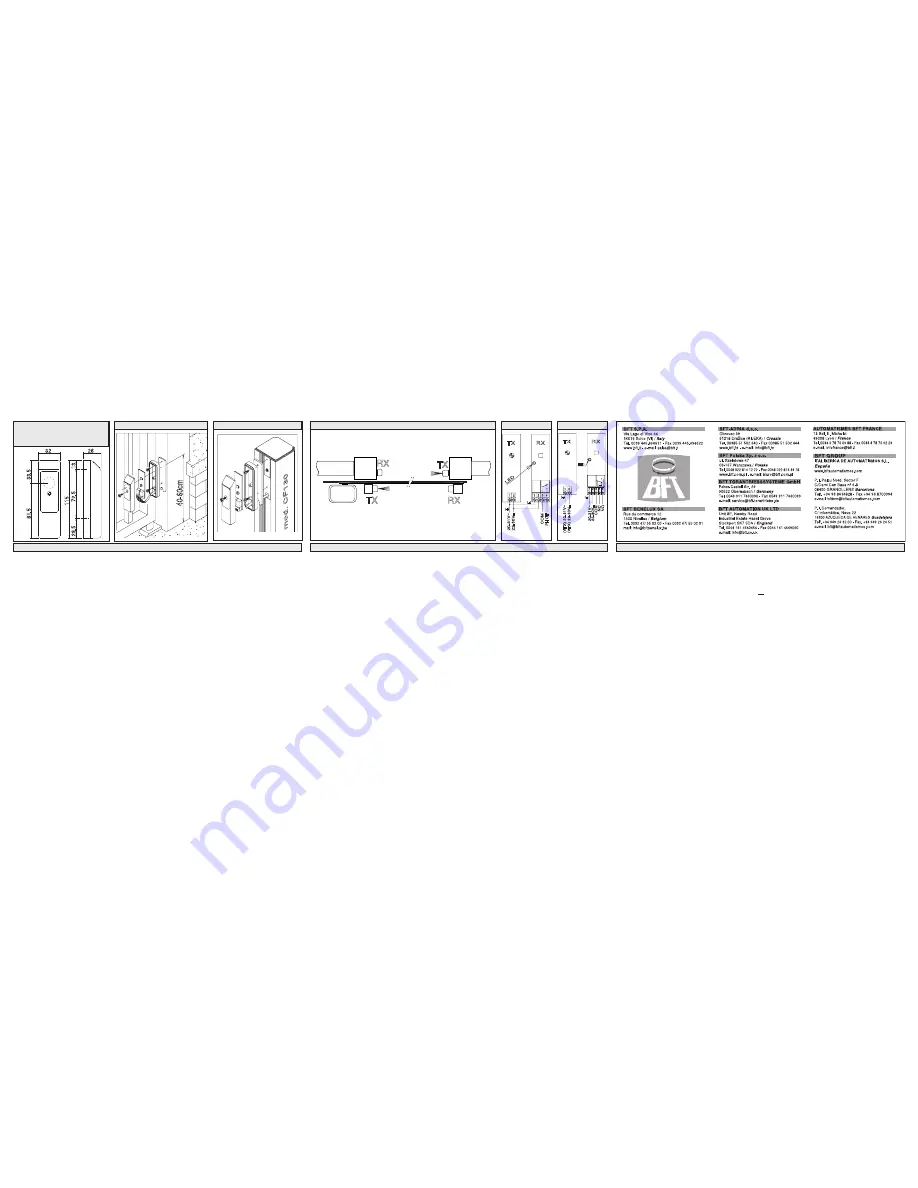 BFT FL130 Installation And User Manual Download Page 2