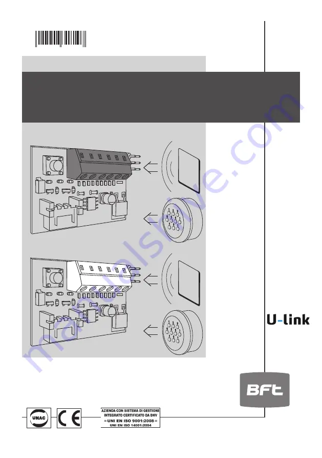 BFT SCS-WIE Installation Manual Download Page 1