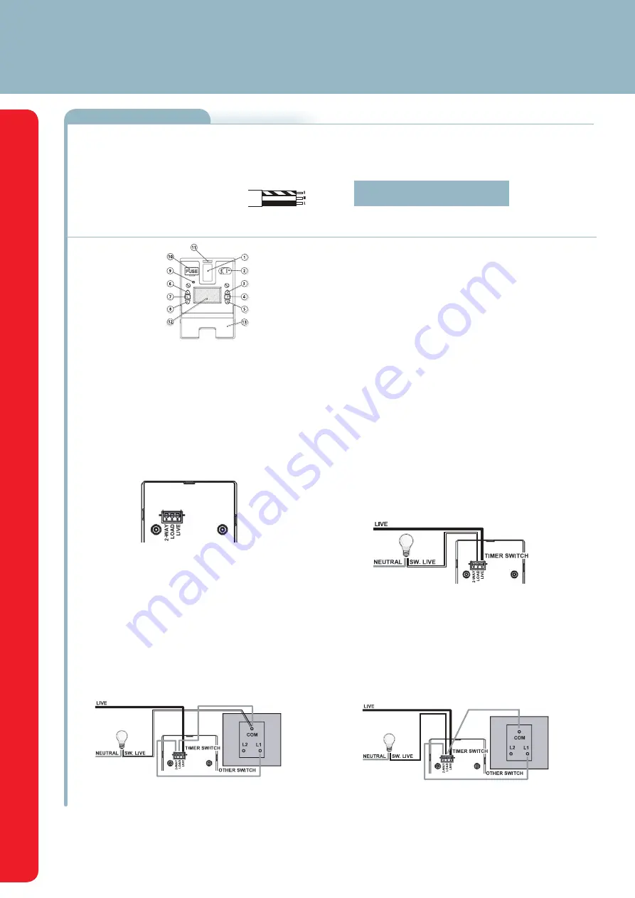 BG Electrical TWE7 Technical Data Download Page 2