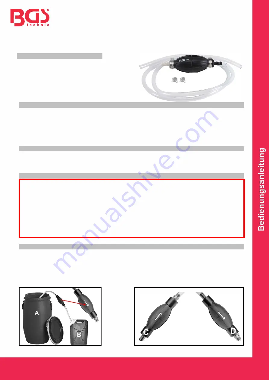 BGS technic 4064 Instruction Manual Download Page 1