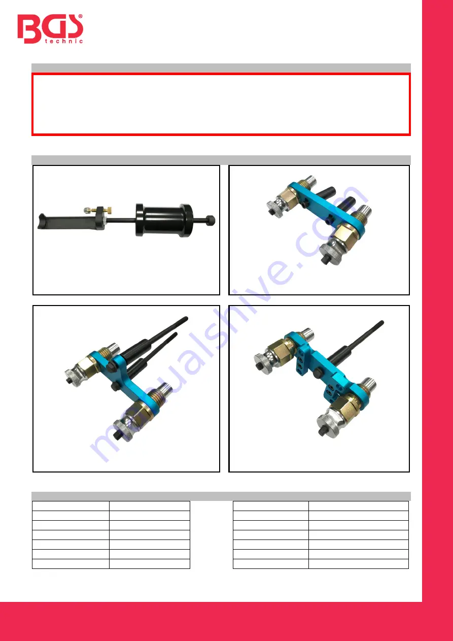 BGS technic 62674 Manual Download Page 11