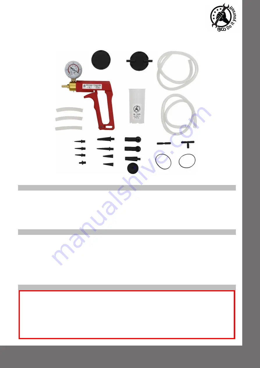 BGS technic 70205 Manual Download Page 7