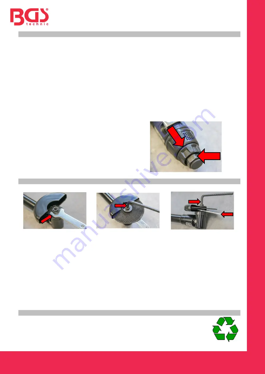 BGS technic BGS 3287 Instruction Manual Download Page 19