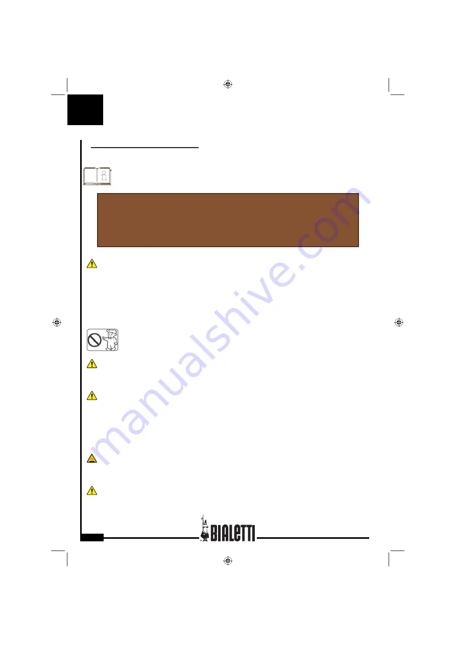 Bialetti CF44A Instructions For Use Manual Download Page 8