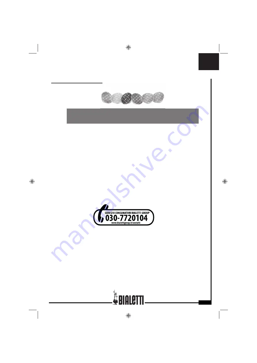 Bialetti CF44A Instructions For Use Manual Download Page 31