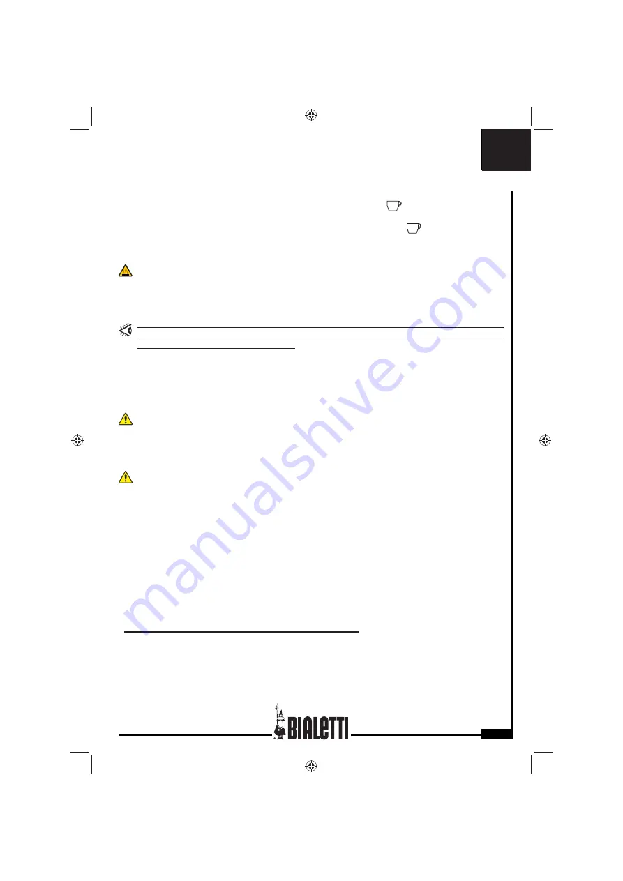 Bialetti CF44A Instructions For Use Manual Download Page 69