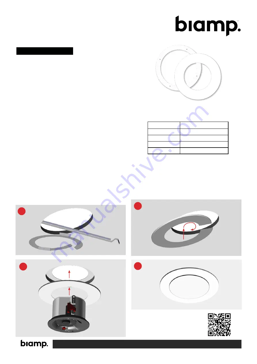 Biamp SPA-TR100 Скачать руководство пользователя страница 1