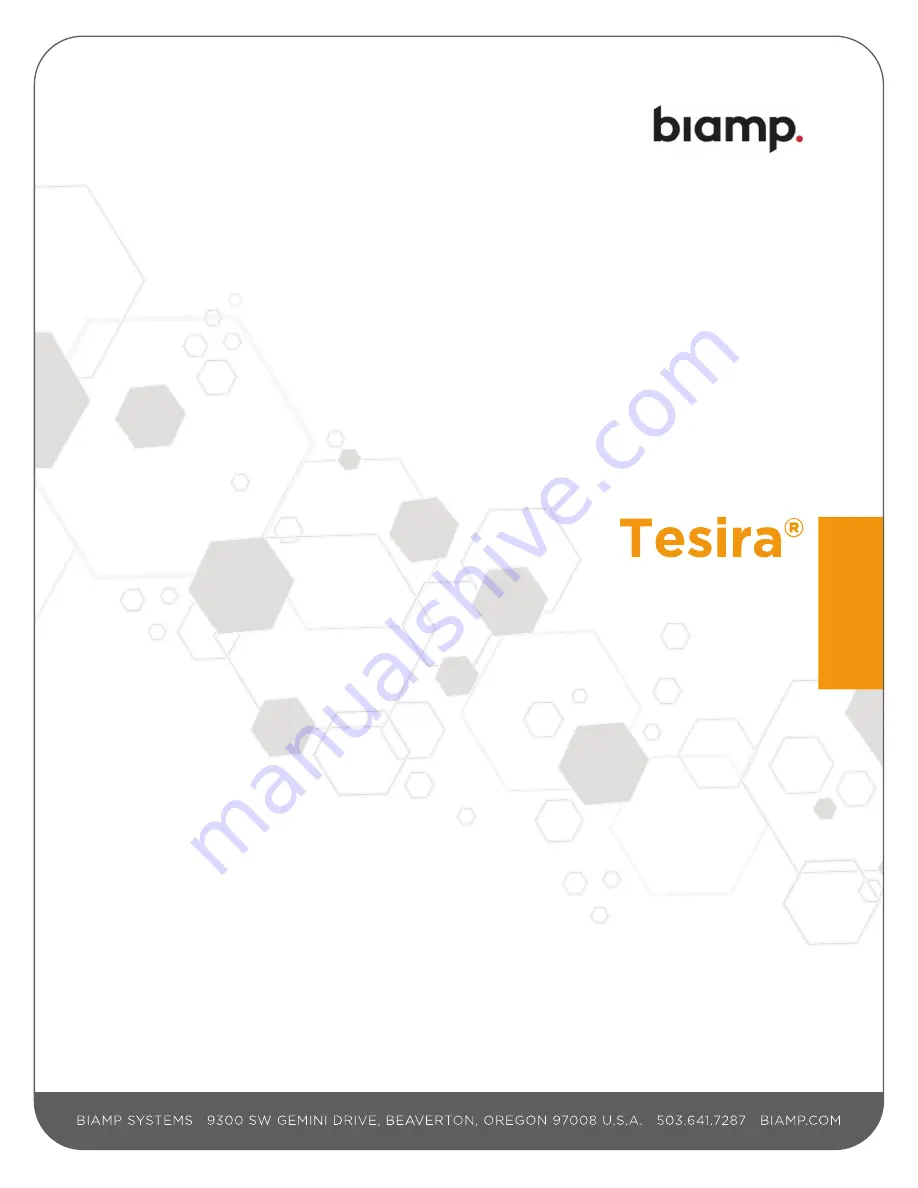 Biamp Tesira EX-MOD Operation Manual Download Page 1