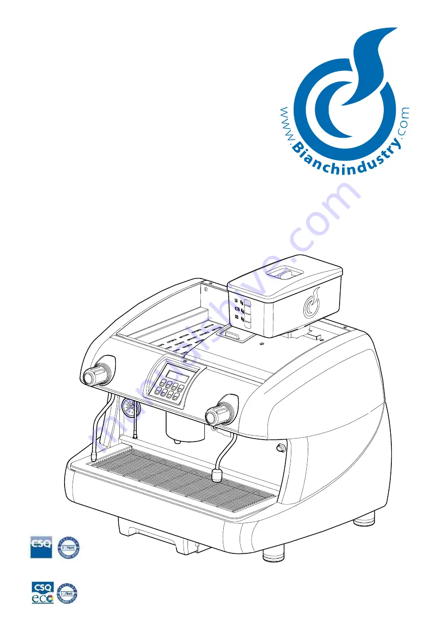 Bianchi Industry BVM 351 Скачать руководство пользователя страница 1