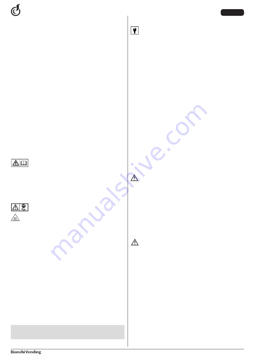 BIANCHI VENDING GAIA STYLE Скачать руководство пользователя страница 7