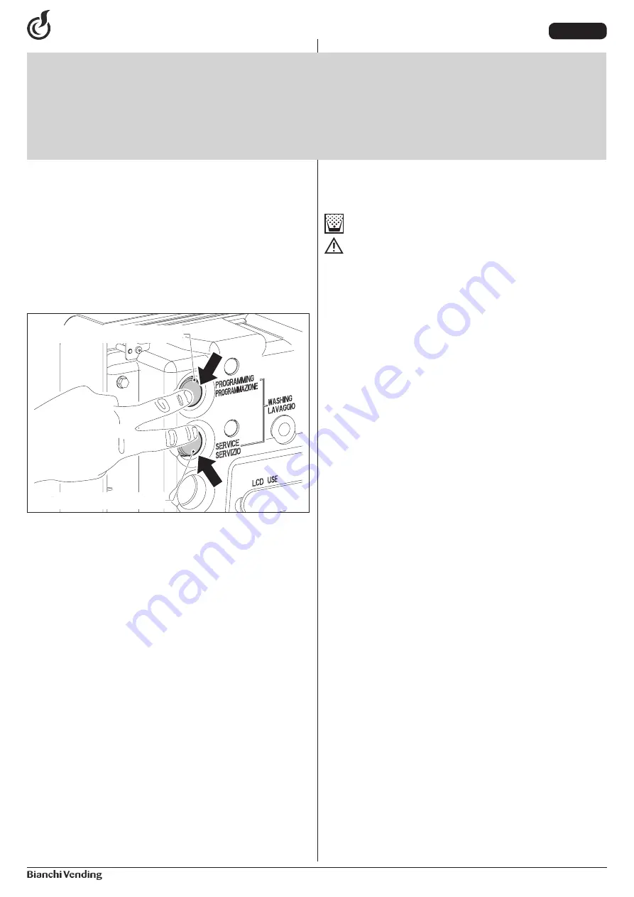 BIANCHI VENDING GAIA STYLE Use And Maintenance Manual Download Page 34