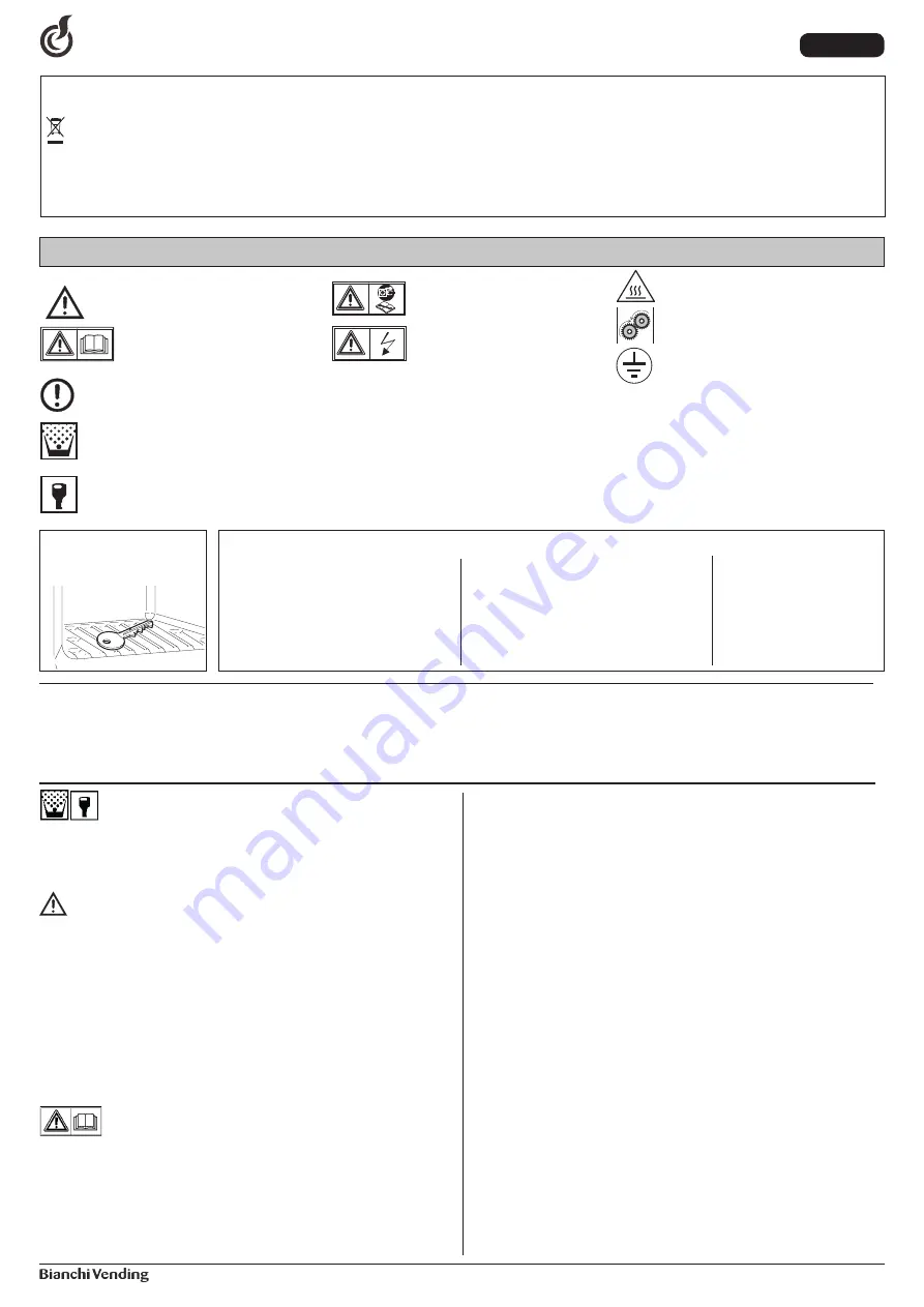 BIANCHI VENDING LEIsa Use And Maintenance Manual Download Page 26