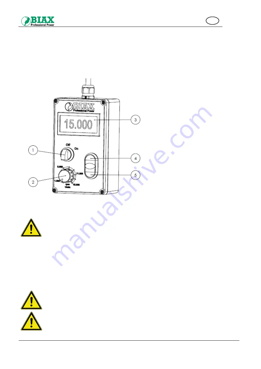 BIAX MB 50 Translation Of The Original Operating Manual Download Page 13