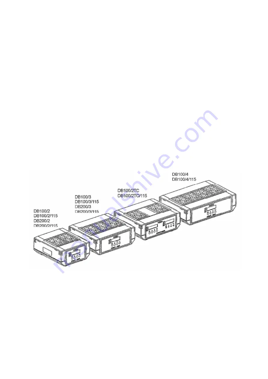 Bibby Sterilin Dri-Block DB100/2 Operator'S Manual Download Page 6