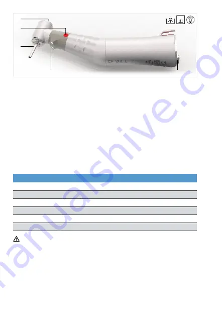 Bien Air CA 1: 2.5L MS Instructions For Use Manual Download Page 7