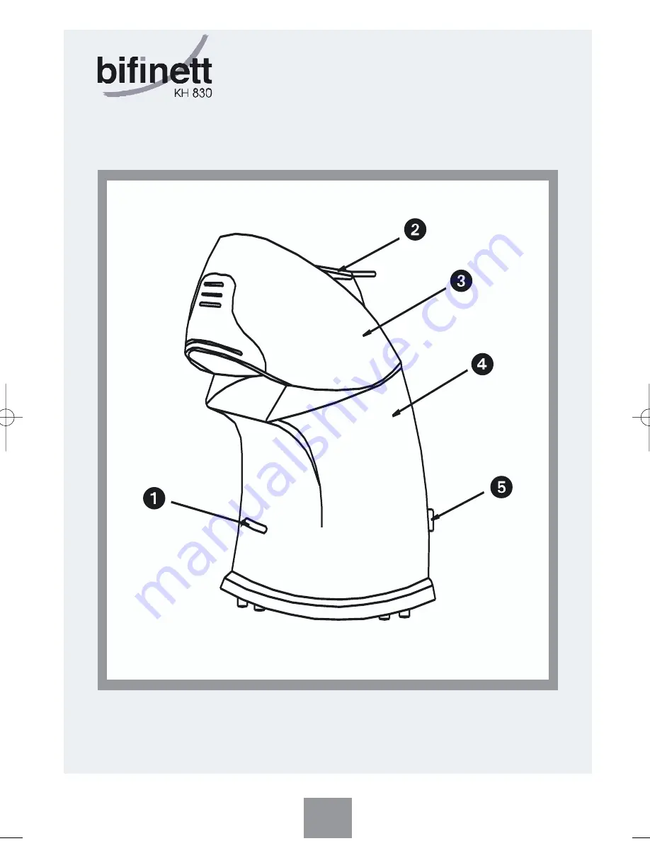 Bifinett KH 830 Owner'S Manual Download Page 2