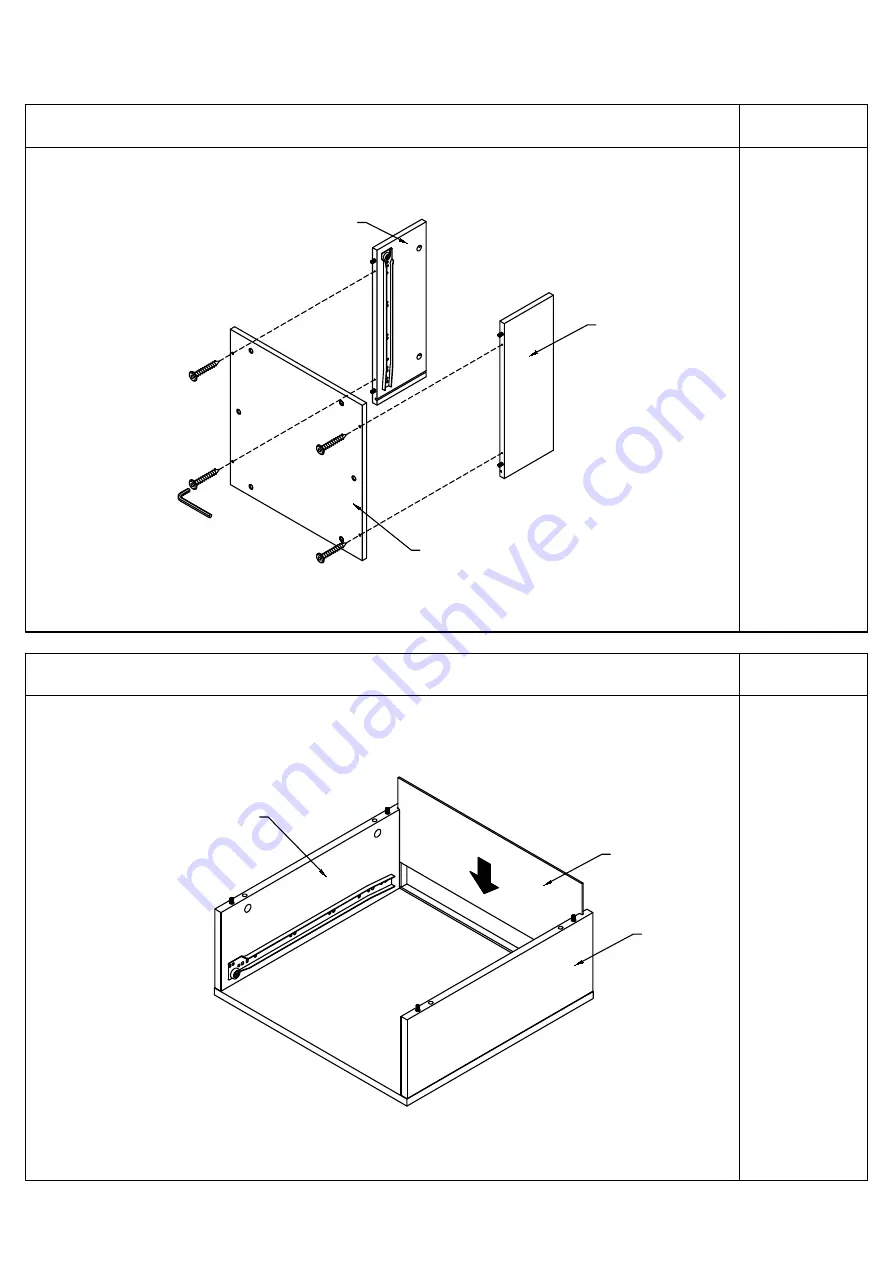 BIG FURNITURE WAREHOUSE BRUNEL G-BNLLAMMNG Assembly Instructions Manual Download Page 9