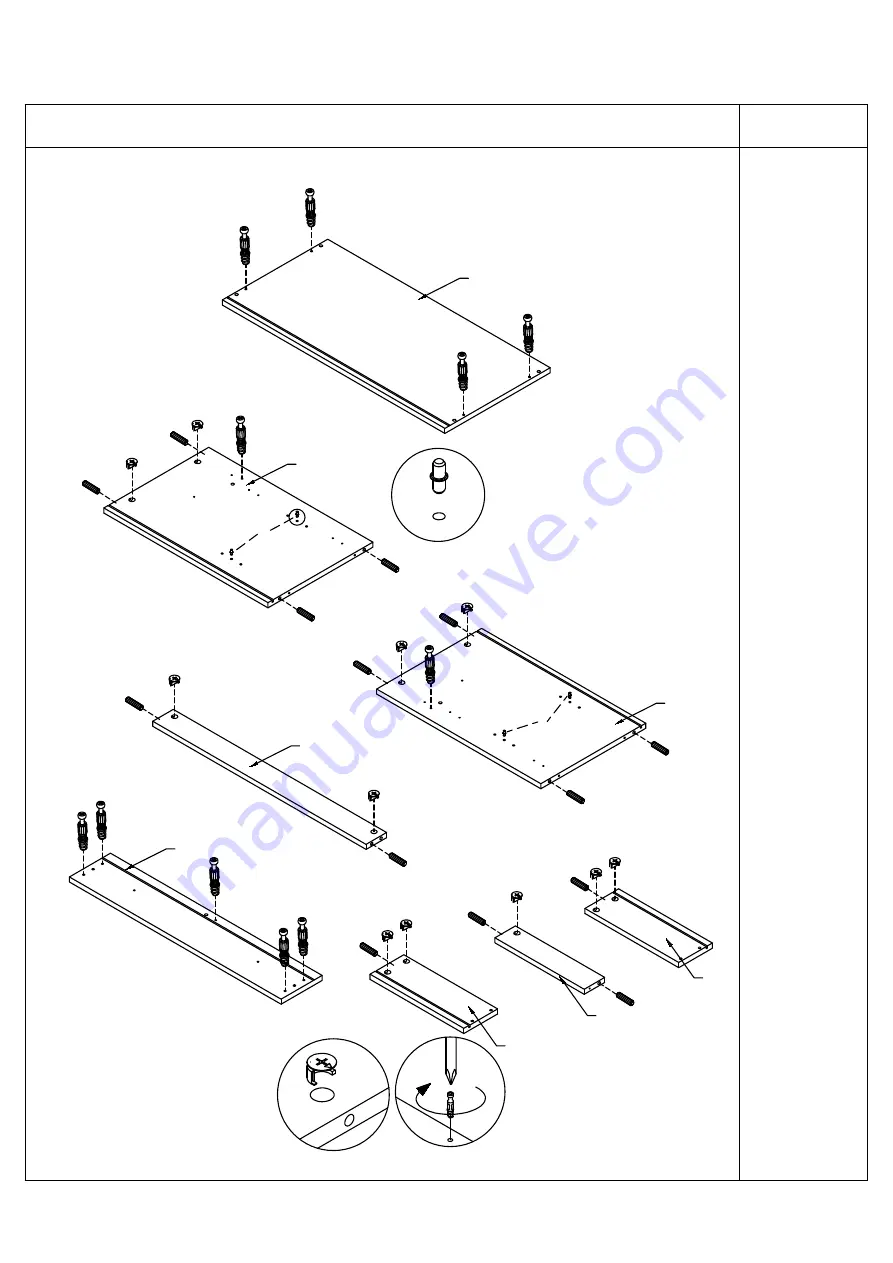 BIG FURNITURE WAREHOUSE BRUNEL G-BNLSIDMNG Assembly Instructions Manual Download Page 9