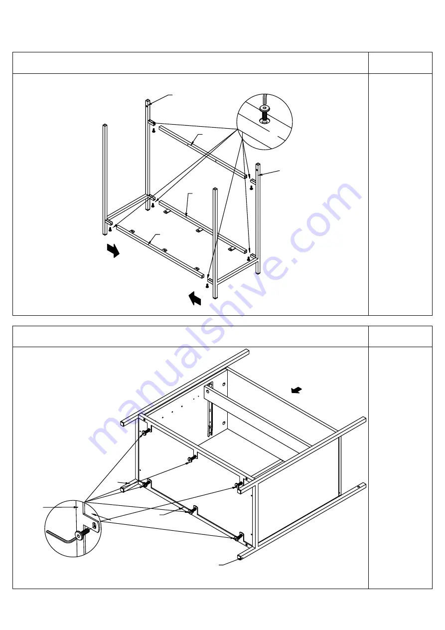 BIG FURNITURE WAREHOUSE BRUNEL G-BNLSIDMNG Assembly Instructions Manual Download Page 13