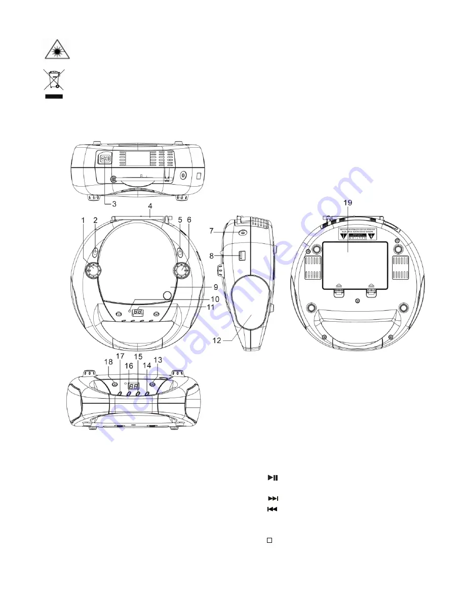 Bigben CD52 USB Скачать руководство пользователя страница 10