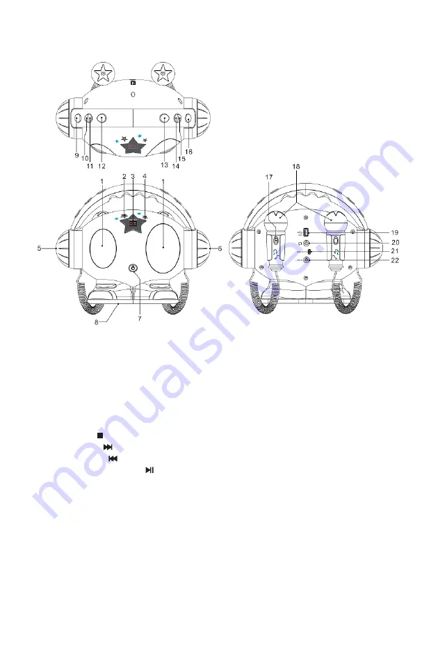 Bigben KARAOKE ROBOT Operating Instructions Manual Download Page 33