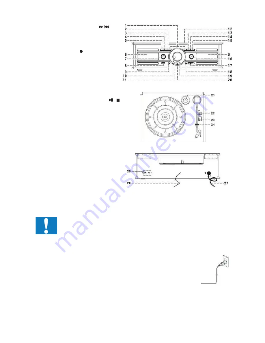 Bigben TD104 Operating Instructions Manual Download Page 56