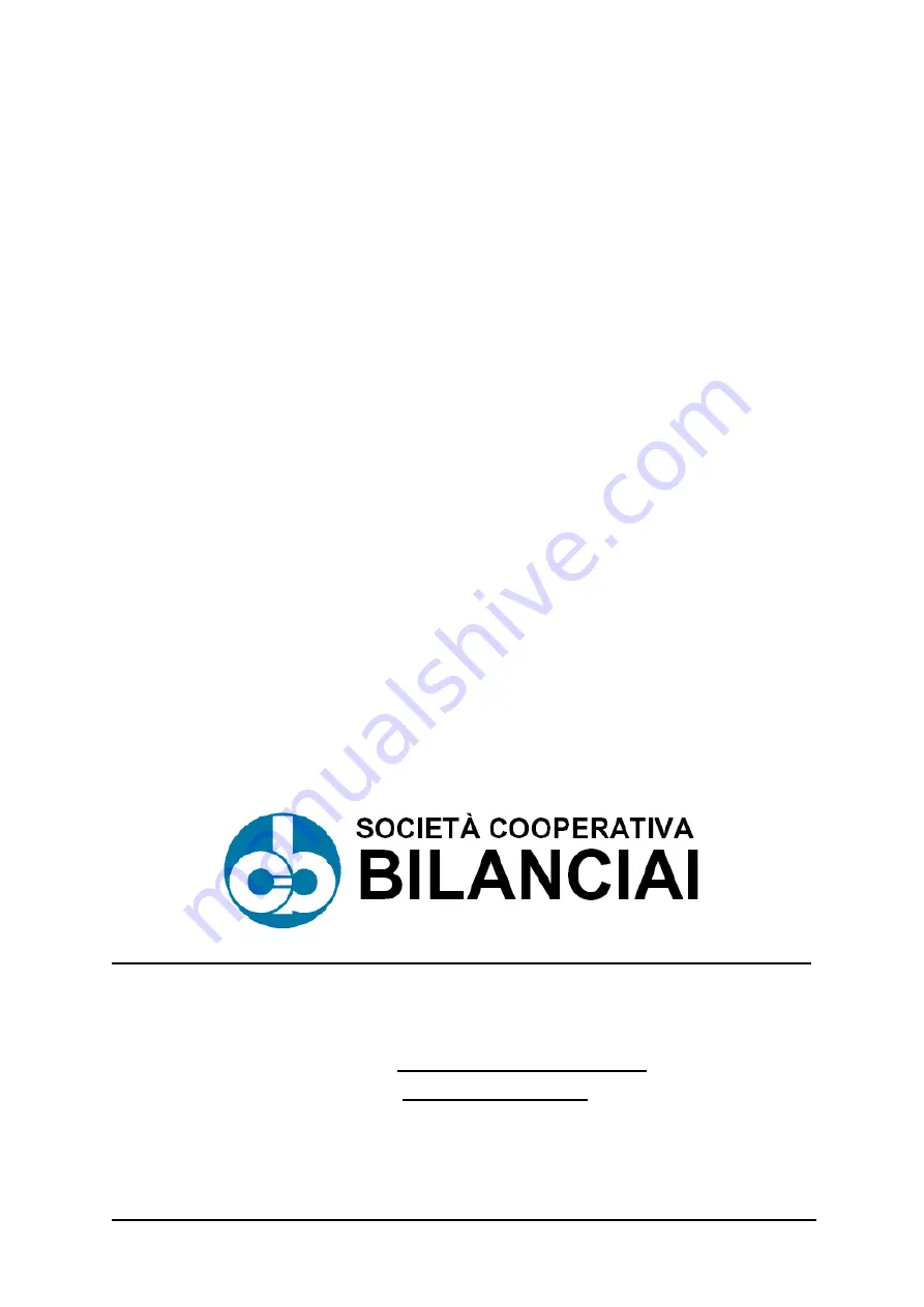 Bilanciai D440IS Advanced User'S Manual Download Page 115