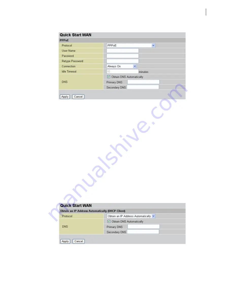 Billion BiGuard S10 Administration Manual Download Page 34