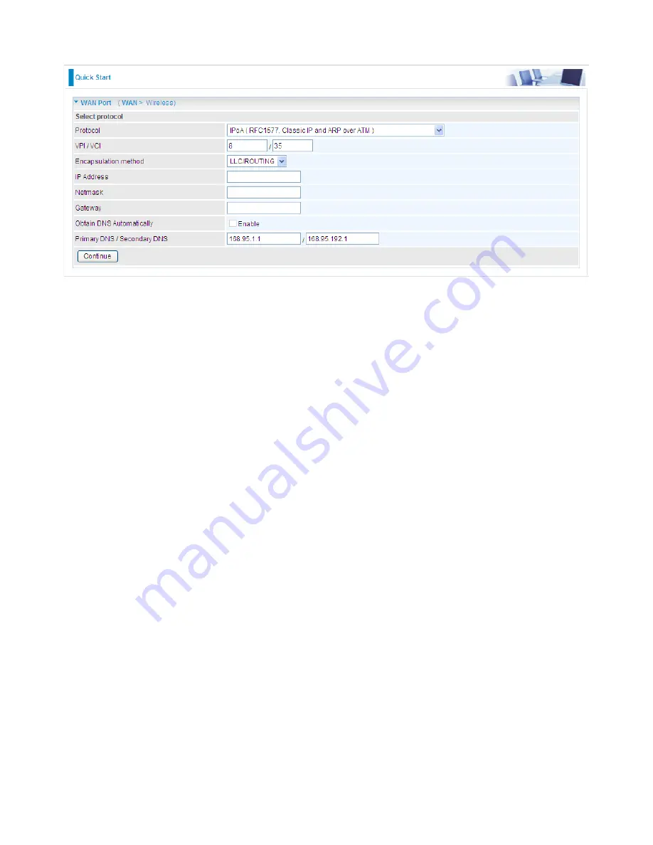 Billion BiPAC 7800 User Manual Download Page 36