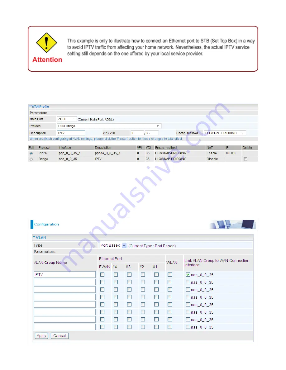 Billion BiPAC 7800 User Manual Download Page 135