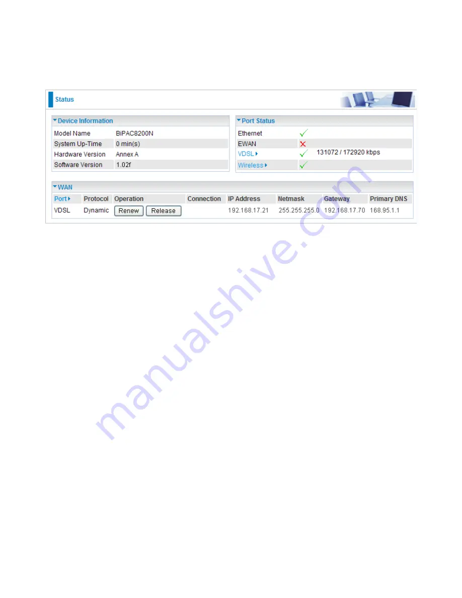 Billion BiPAC 8200N User Manual Download Page 37