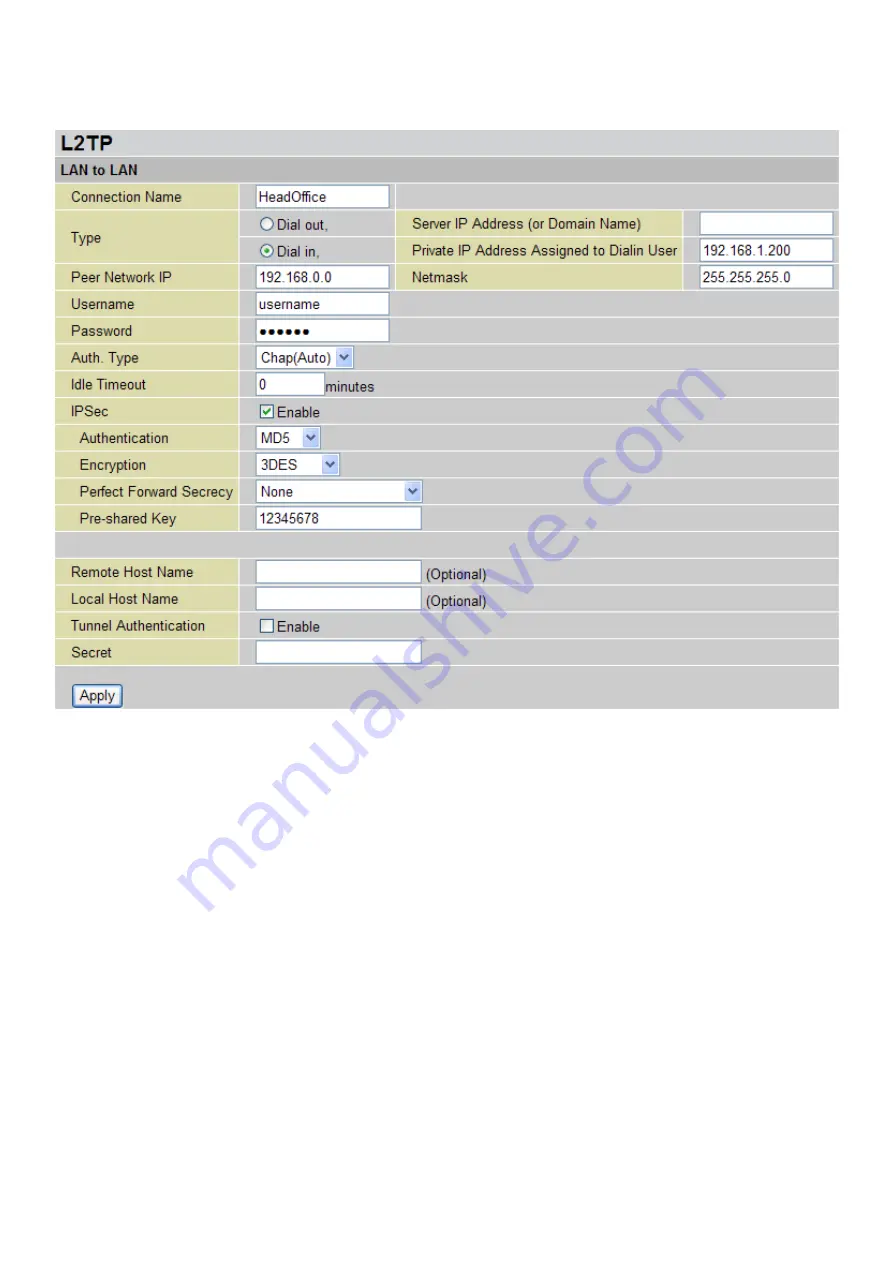 Billion BiPAC 8500 User Manual Download Page 138