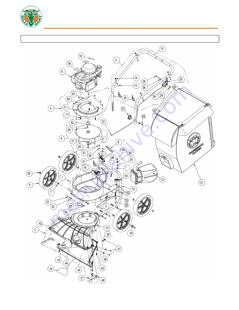 Billy Goat KV650H Owner'S Manual Download Page 10