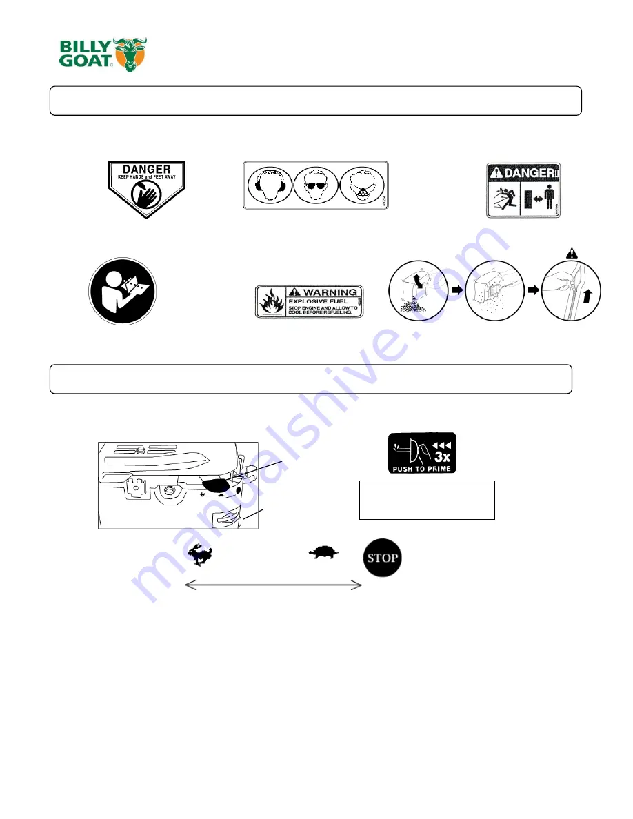 Billy Goat LB35 Owner'S Manual Download Page 4
