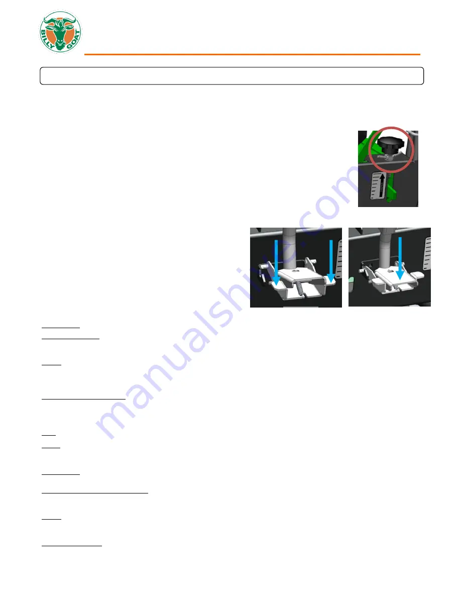 Billy Goat OS901SPH Owner'S Manual Download Page 7