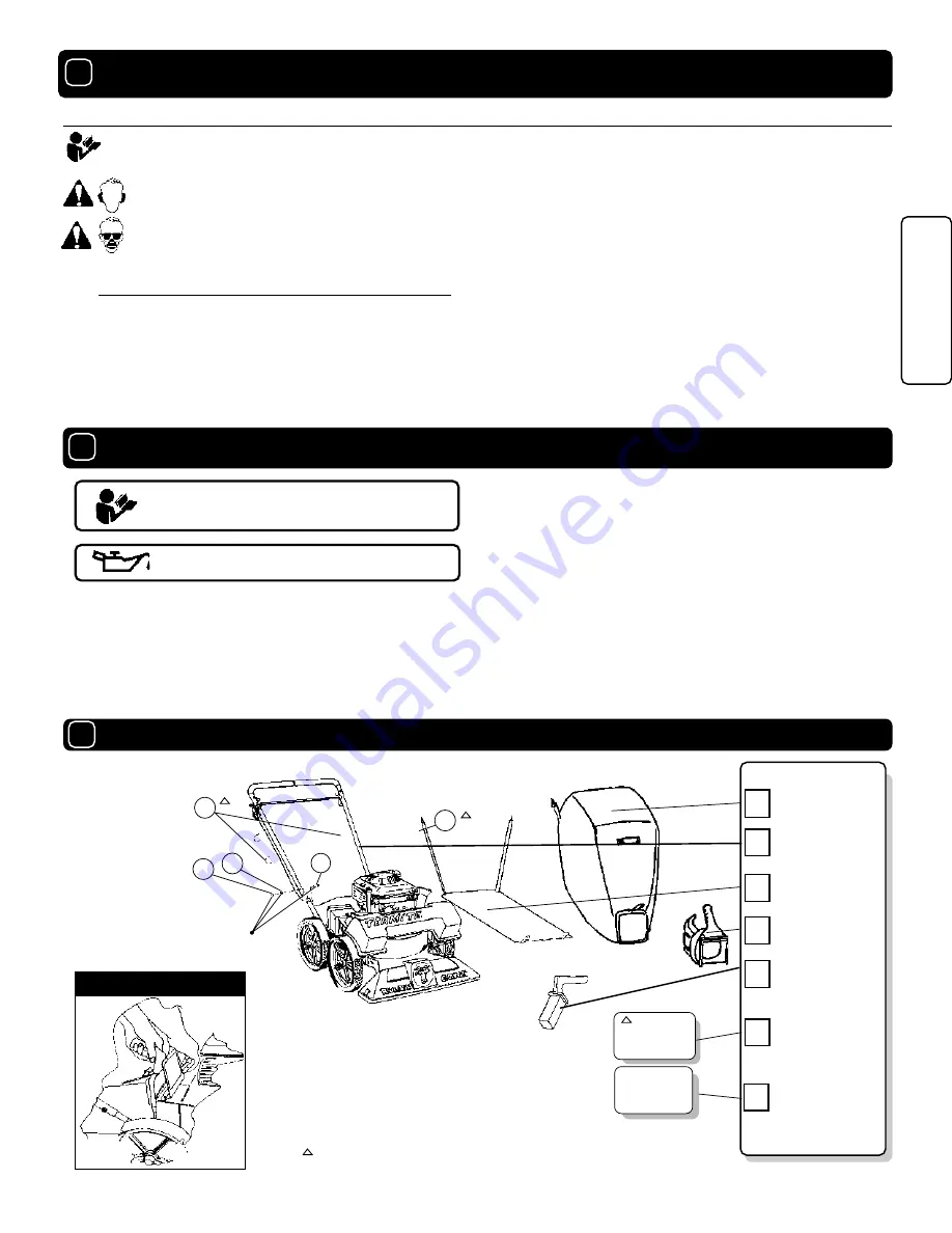 Billy Goat THE TERMITE TKD502SP Operator Owner'S Manual Download Page 3