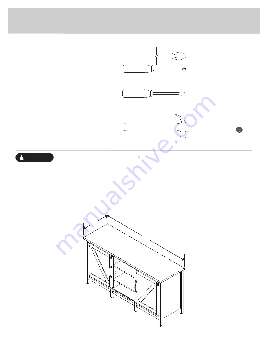 Bilt Entertainment Credenza 421192 Скачать руководство пользователя страница 2