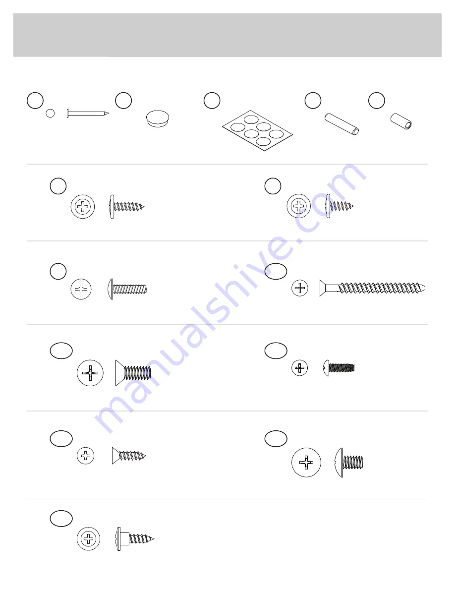 Bilt Entertainment Credenza 421192 Manual Download Page 5