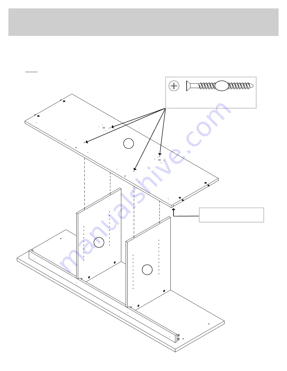 Bilt Entertainment Credenza 421192 Manual Download Page 15