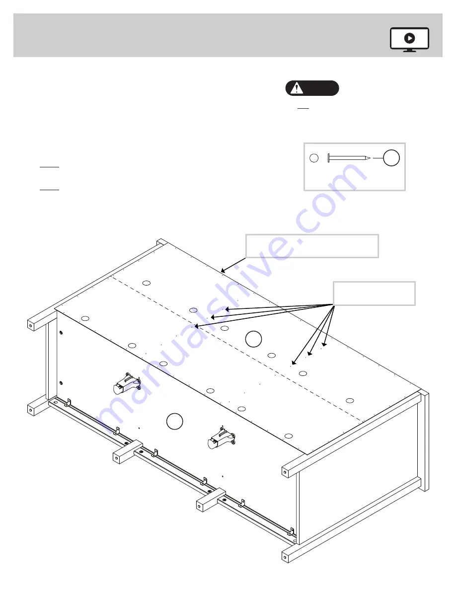 Bilt Entertainment Credenza 421192 Manual Download Page 21