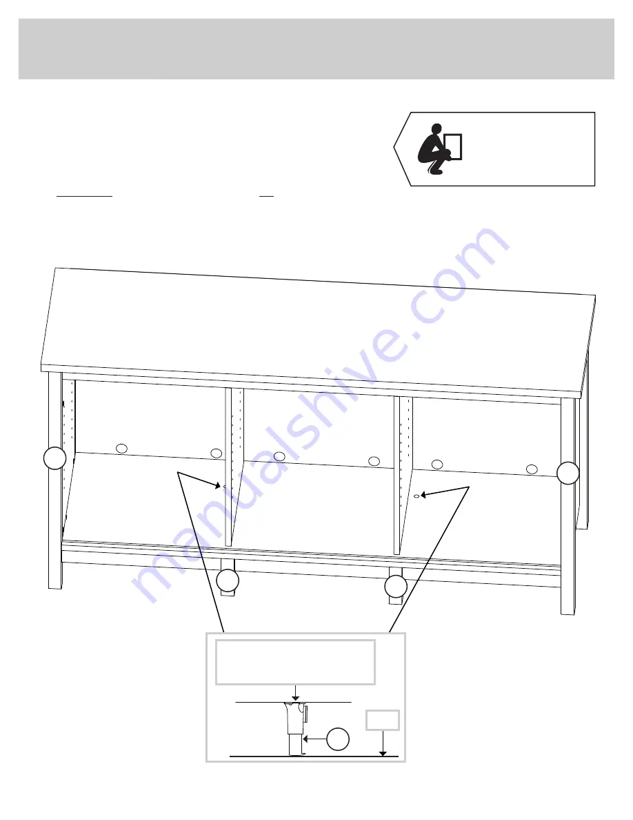 Bilt Entertainment Credenza 421192 Manual Download Page 22