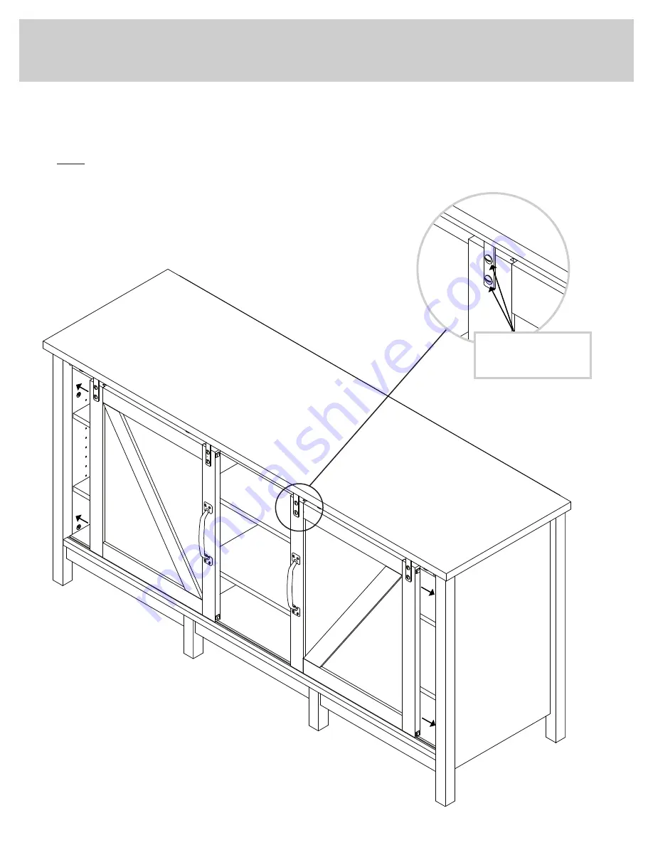 Bilt Entertainment Credenza 421192 Manual Download Page 35