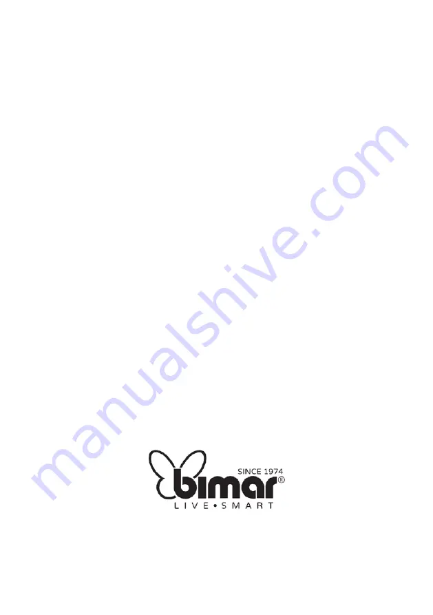 Bimar BGP2001-30 Instruction Booklet Download Page 1