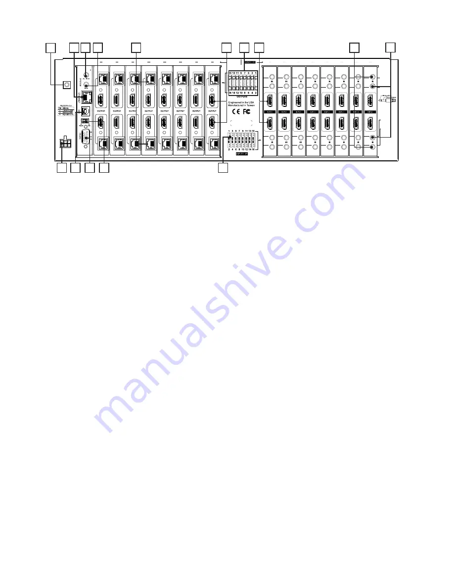 Binary B-500-MTRX-230-16x16 Скачать руководство пользователя страница 6