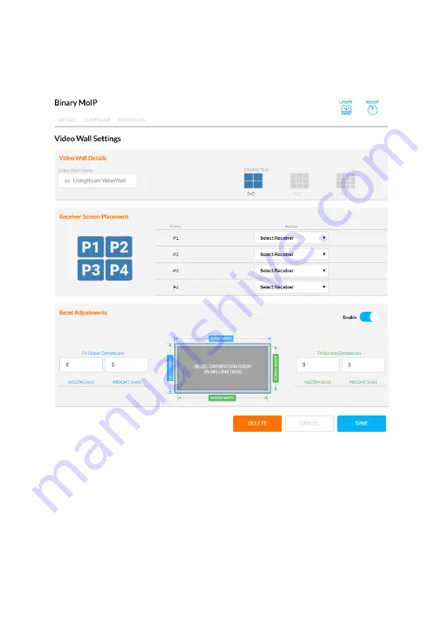 Binary B-900-MOIP-4K Installation & Setup Manual Download Page 21