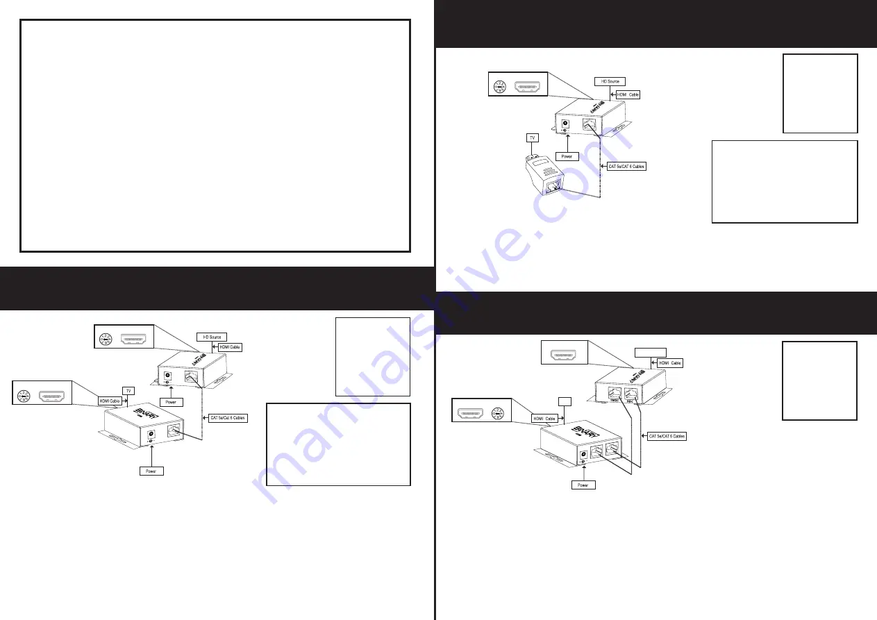 Binary HD-1CAT-1080P-130 Owner'S Manual Download Page 2