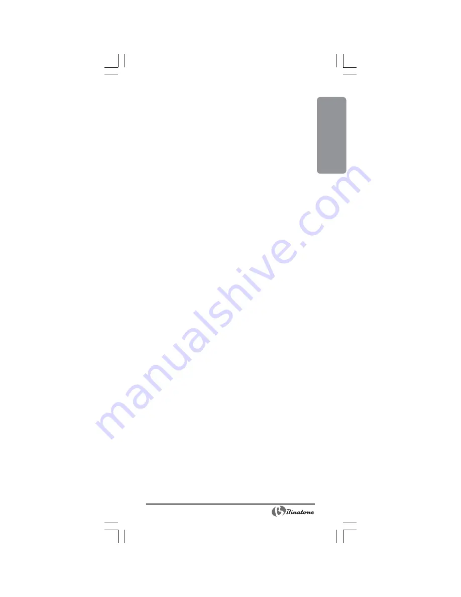 Binatone BL-661 Instruction Manual Download Page 7